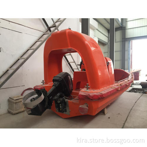 Fast rescue lifeboat with 60HP Mercury engine